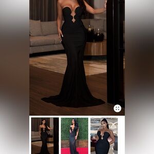 Elegant Black Evening Gown